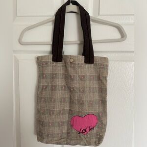 🩷 Limited Too Plaid Bag Shoulder Tote